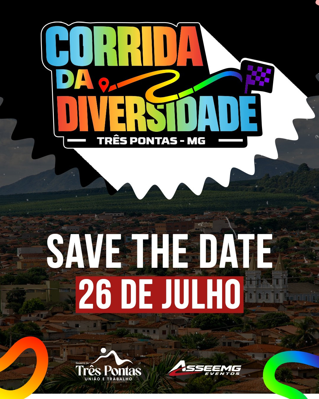 Corrida da Diversidade – corrida em Três Pontas