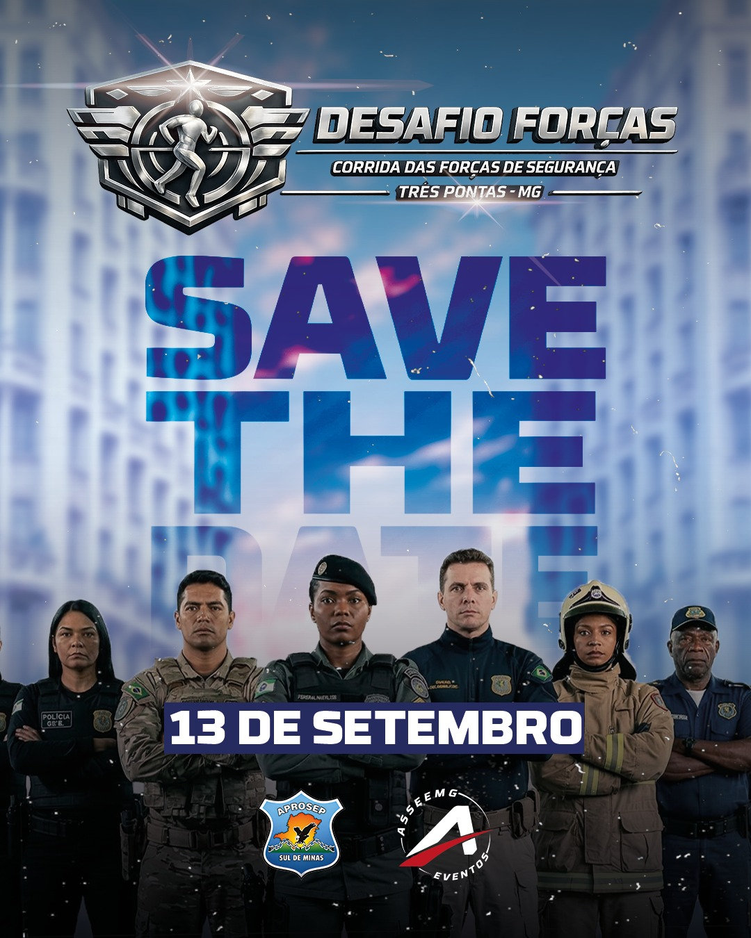 Corrida das Forças de Segurança – corrida em Três Pontas