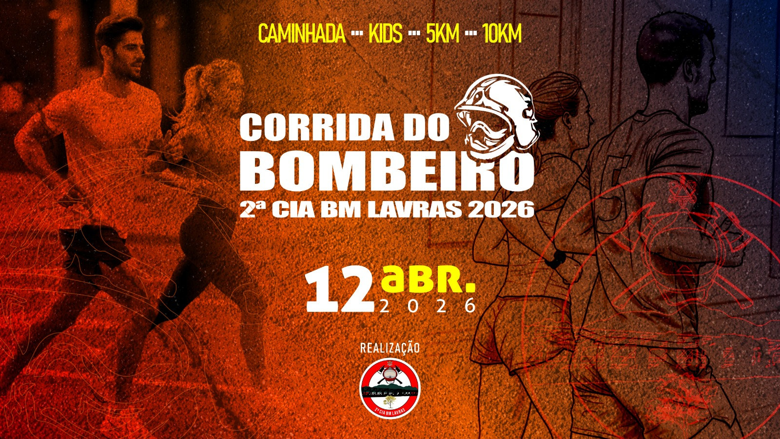 Corrida do Bombeiro – Lavras – corrida em Lavras