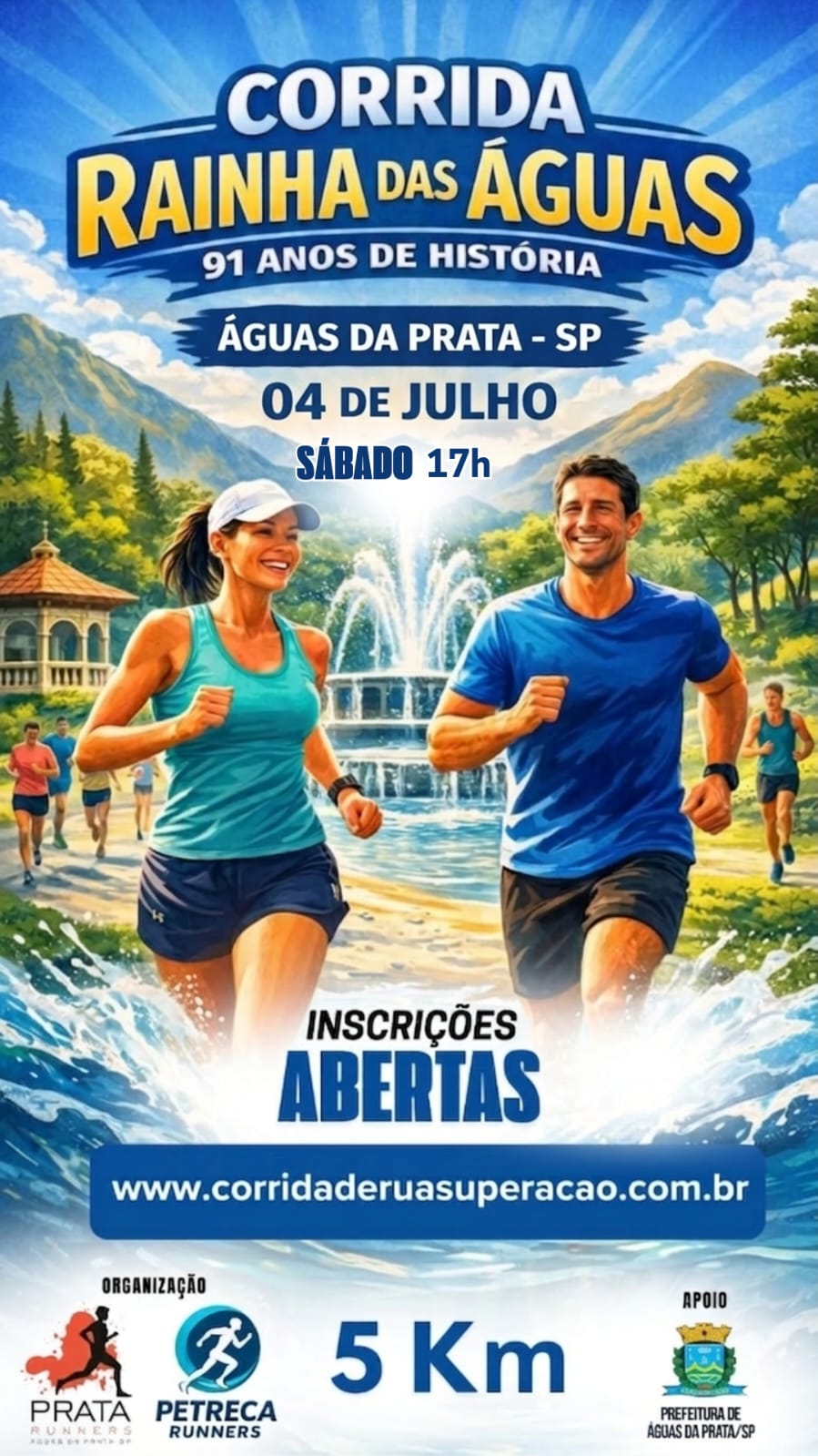 Corrida Rainha das Águas – 91 Anos de História – corrida em Águas da Prata