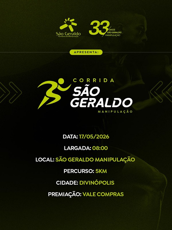 Corrida São Geraldo Manipulação – corrida em Divinópolis