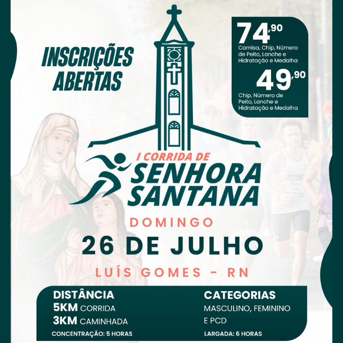 Corrida Senhora Santana – corrida em Luís Gomes