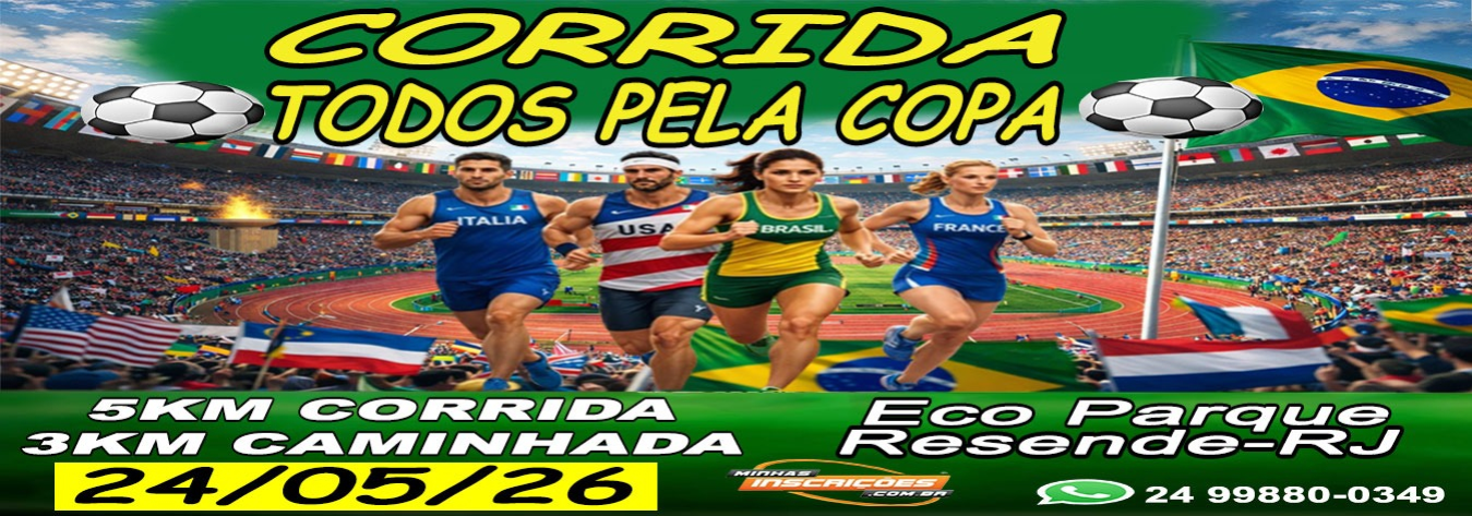 Corrida Todos Pela Copa – Resende – corrida em Resende