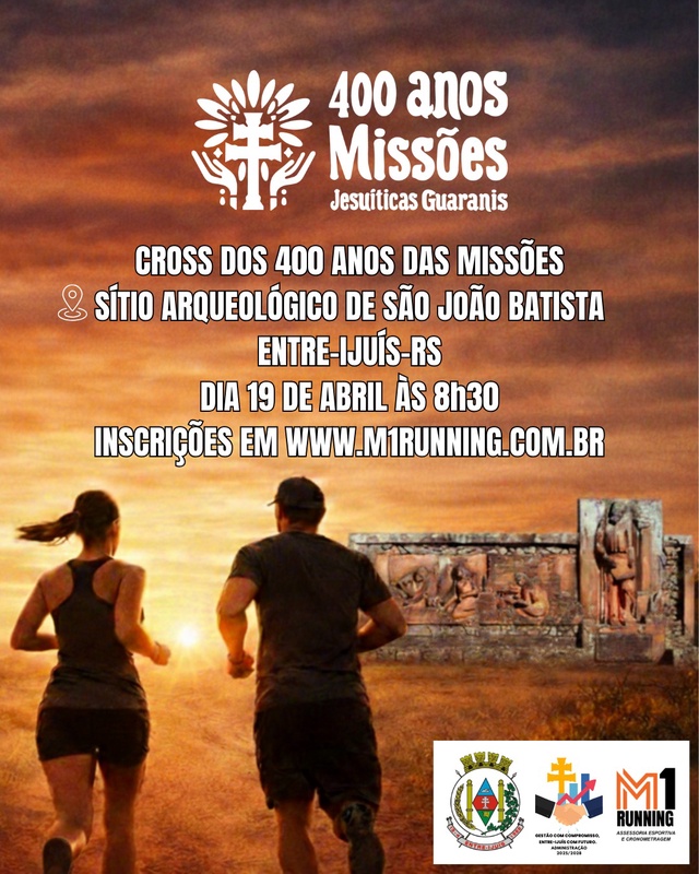 Cross dos 400 Anos das Missões – corrida em Entre-Ijuís