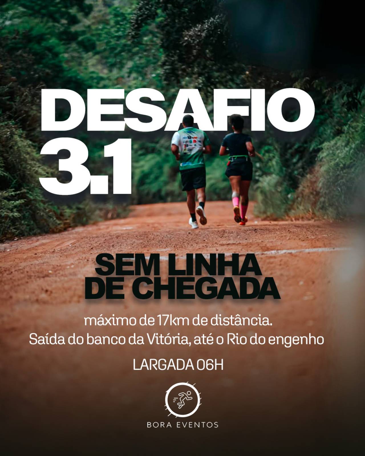 Desafio 3.1 – Sem Linha de Chegada – corrida em Ilhéus