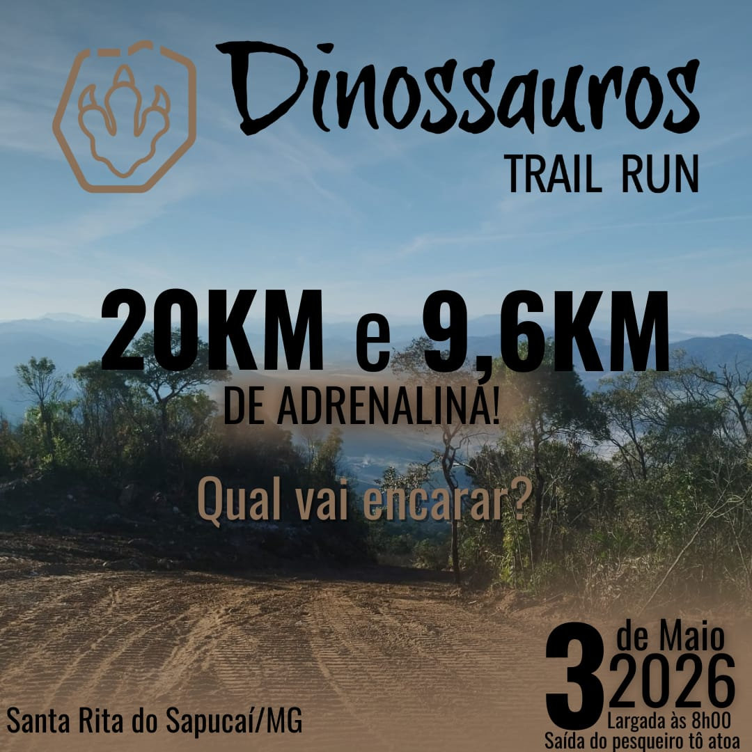 Dinossauros Trail Run – corrida em Santa Rita do Sapucaí