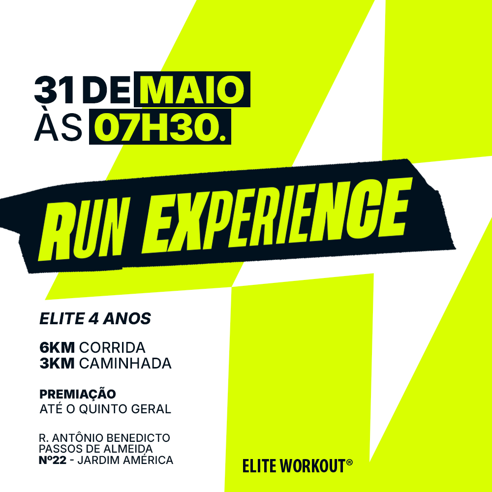 Elite Run Experience – corrida em Paulínia