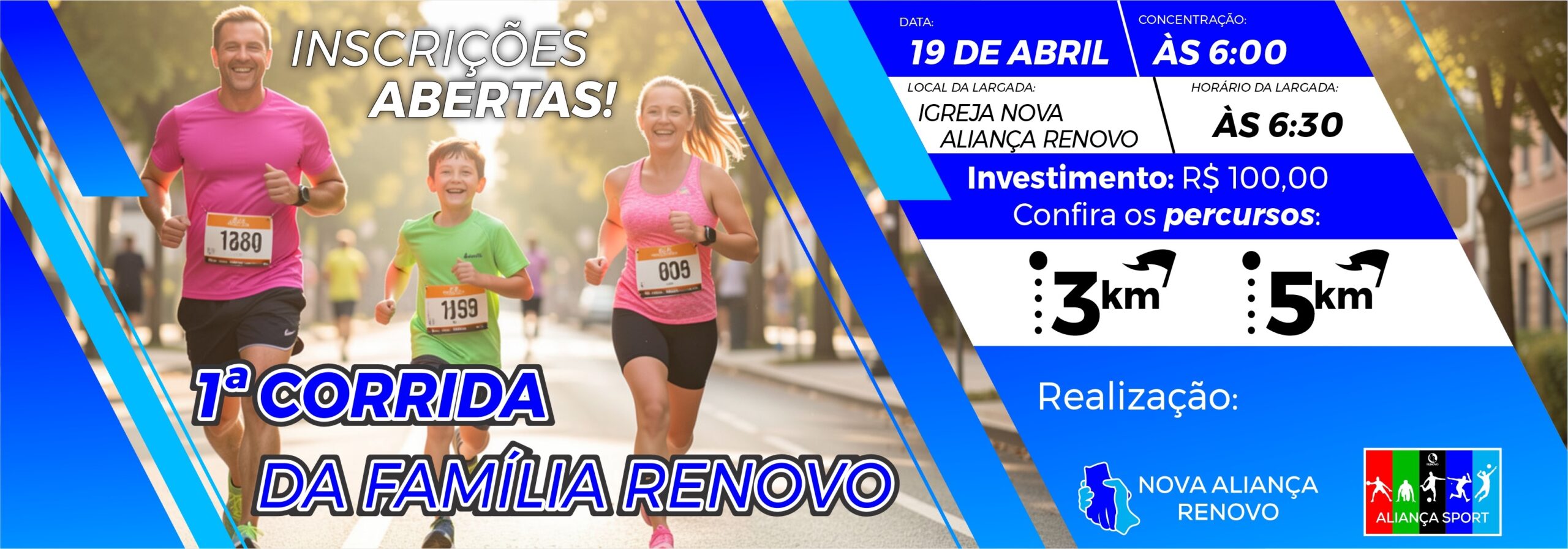 I Corrida da Família Renovo – corrida em Dom Eliseu
