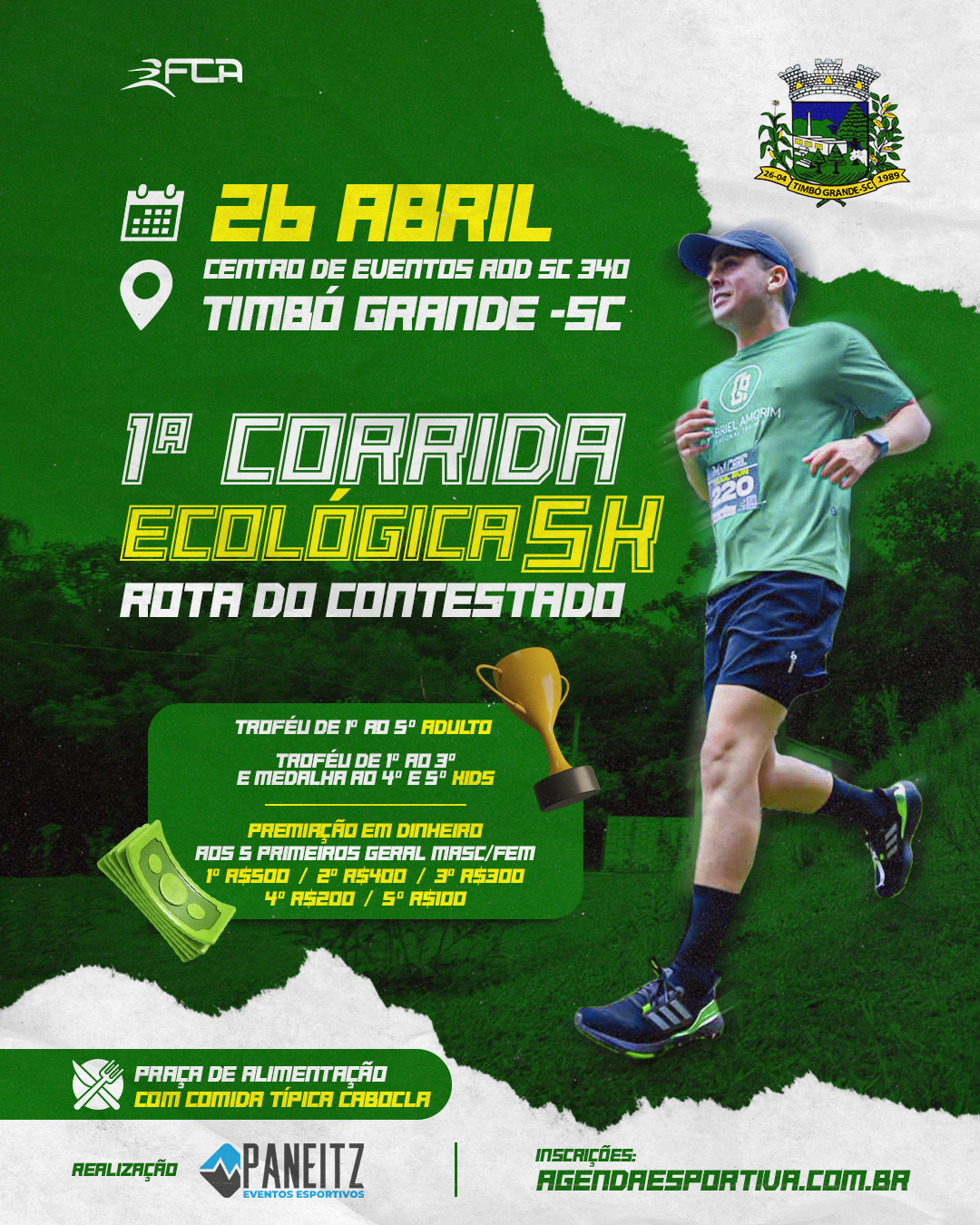 I Corrida Ecológica Rota do Contestado – corrida em Timbó Grande