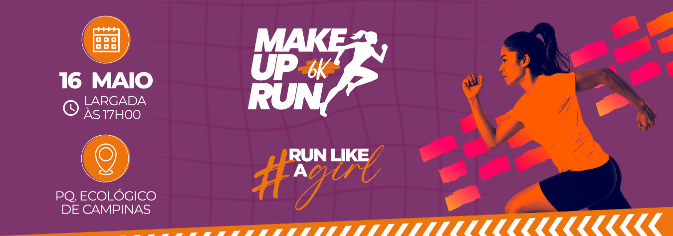 Make Up Run 2026 – corrida em Campinas