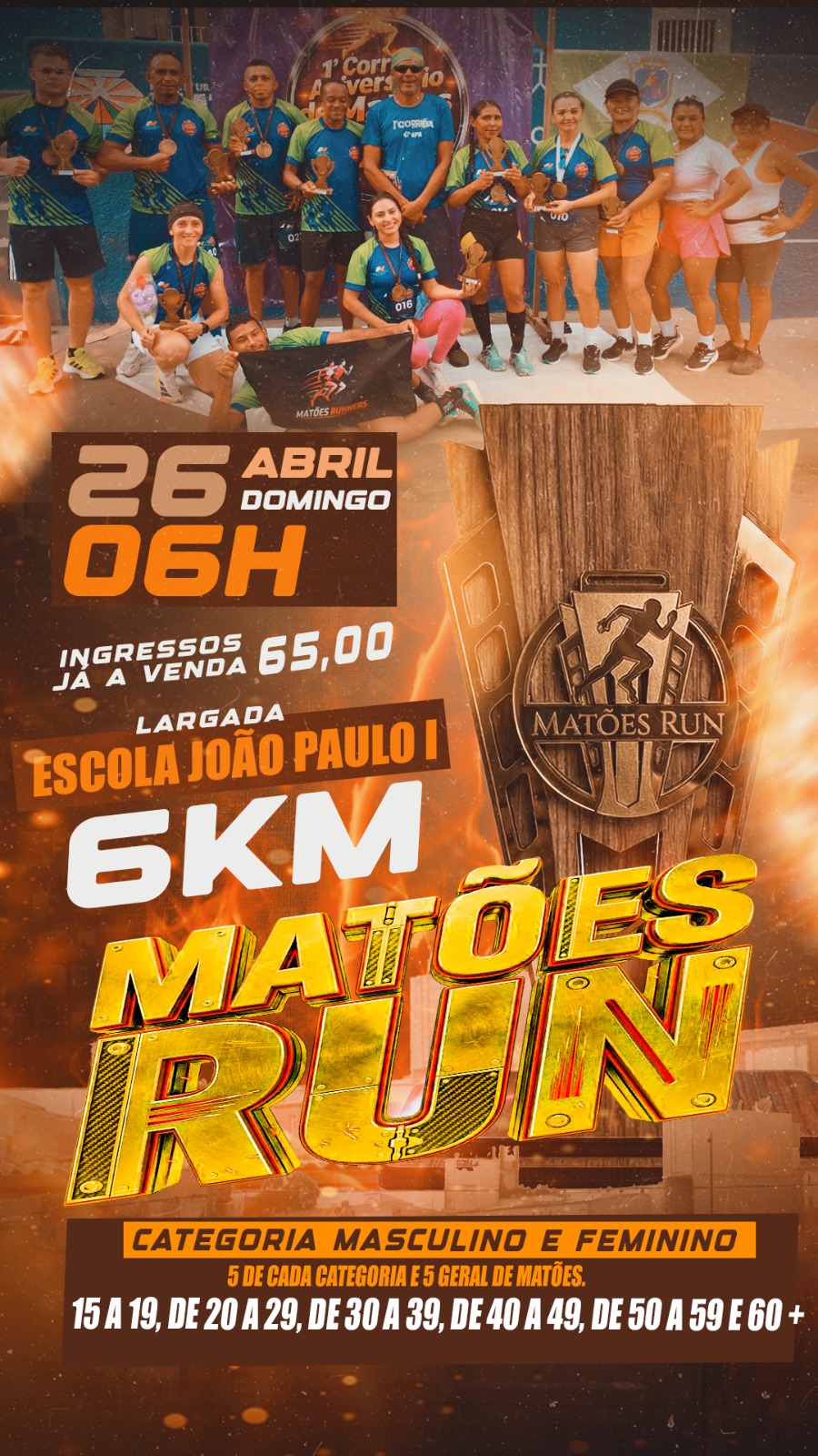 Matões Run – corrida em Matões