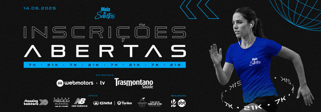 Meia de Santos 2026 – corrida em Santos