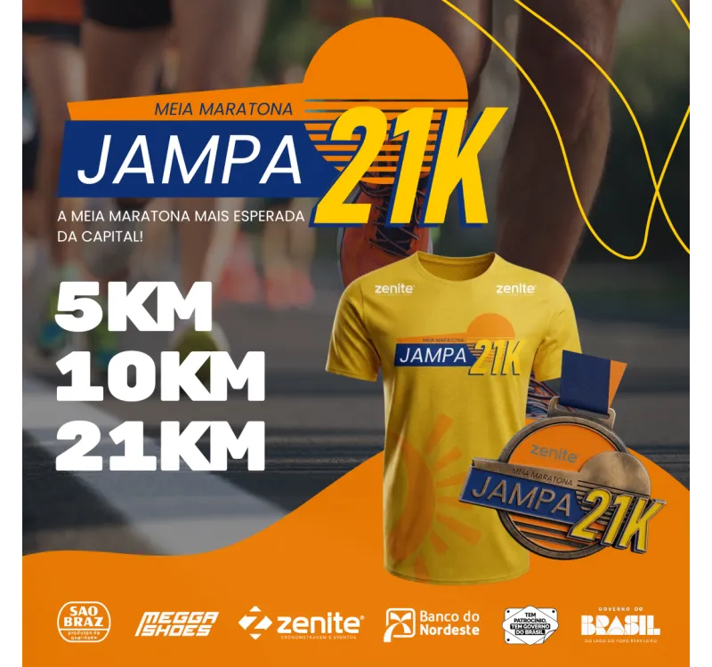 Meia Maratona Jampa 21k – corrida em João Pessoa