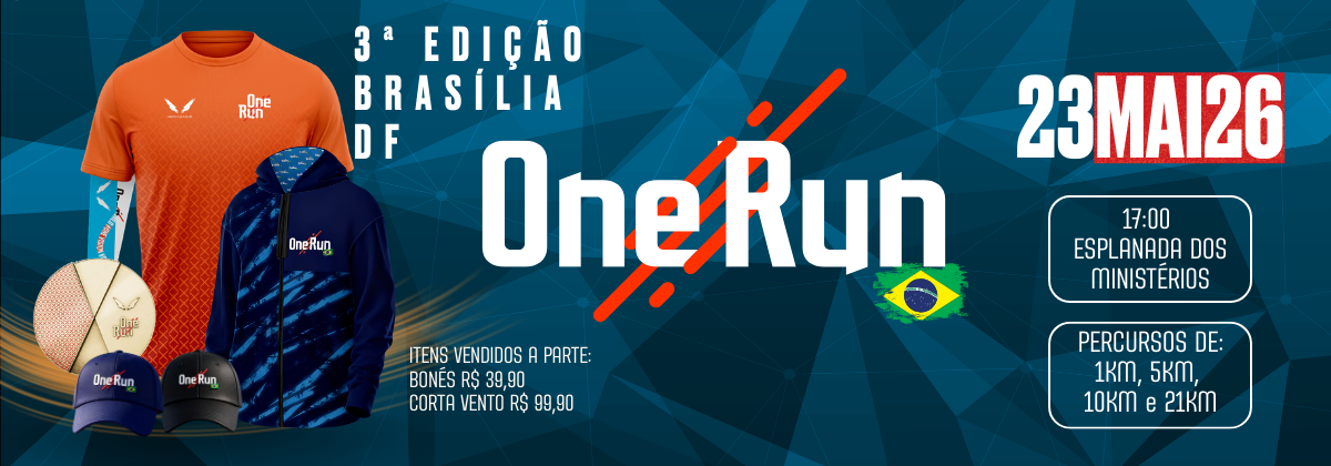 One Run Sunset 2026 – corrida em Brasília
