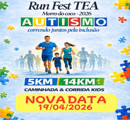 Run Fest Tea Autismo – corrida em Campos dos Goytacazes