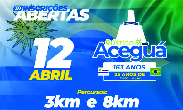 Rústica Aniversário de 163 Anos de Aceguá – corrida em Aceguá