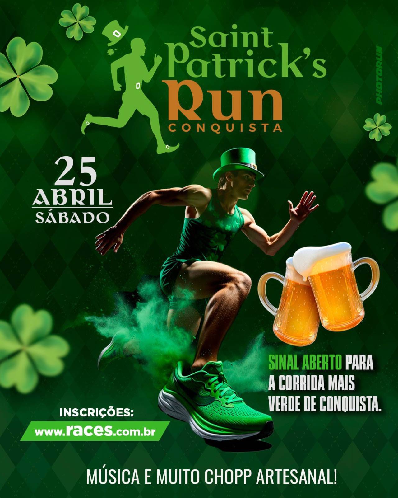 Saint Patrick’s Run Conquista – corrida em Vitória da Conquista