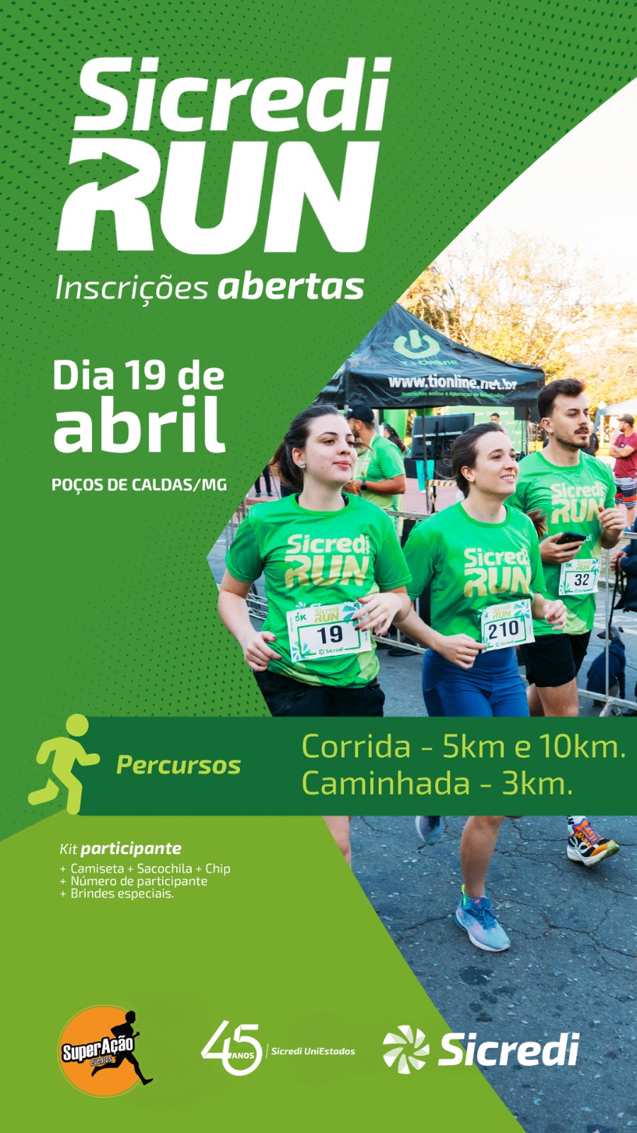 Sicredi Run – Poços de Caldas – corrida em Poços de Caldas