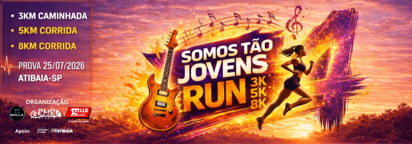 Somos Tão Jovens Run – corrida em Atibaia