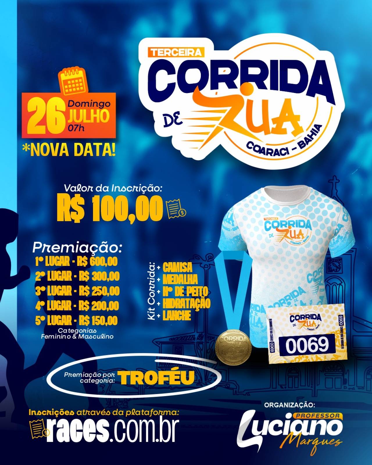 Terceira Corrida de Rua de Coaraci – corrida em Coaraci