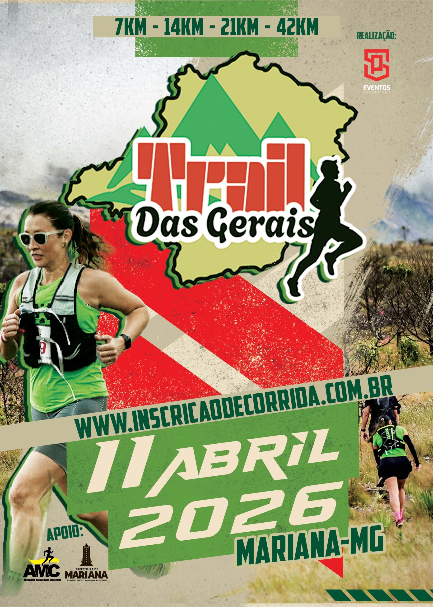 Trail das Gerais 2026 – corrida em Mariana
