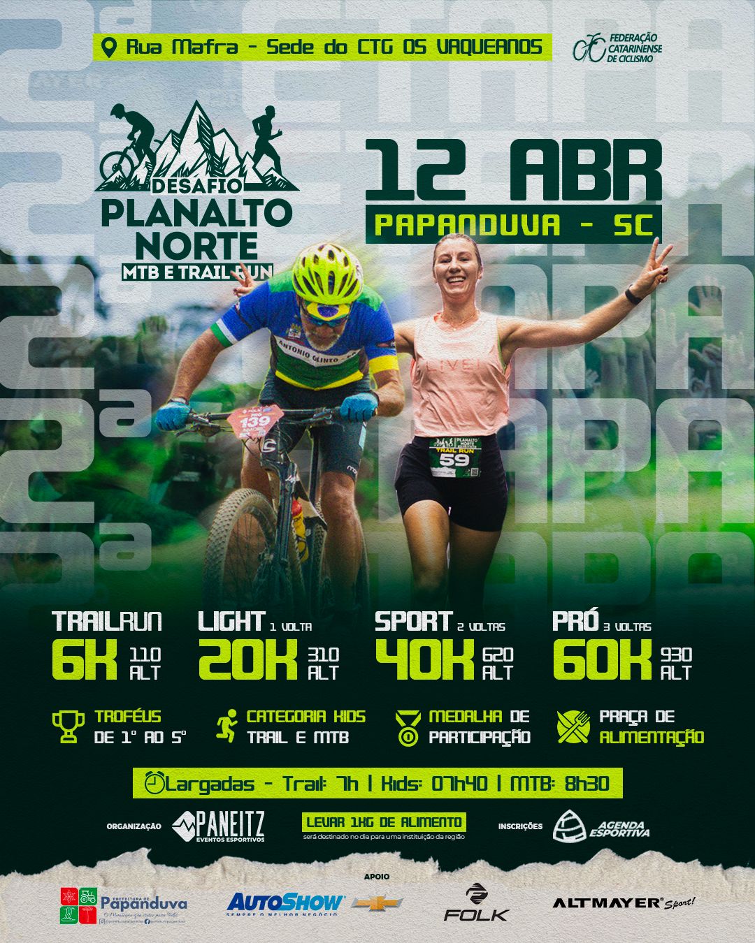 Trail Run 6k – corrida em Papanduva