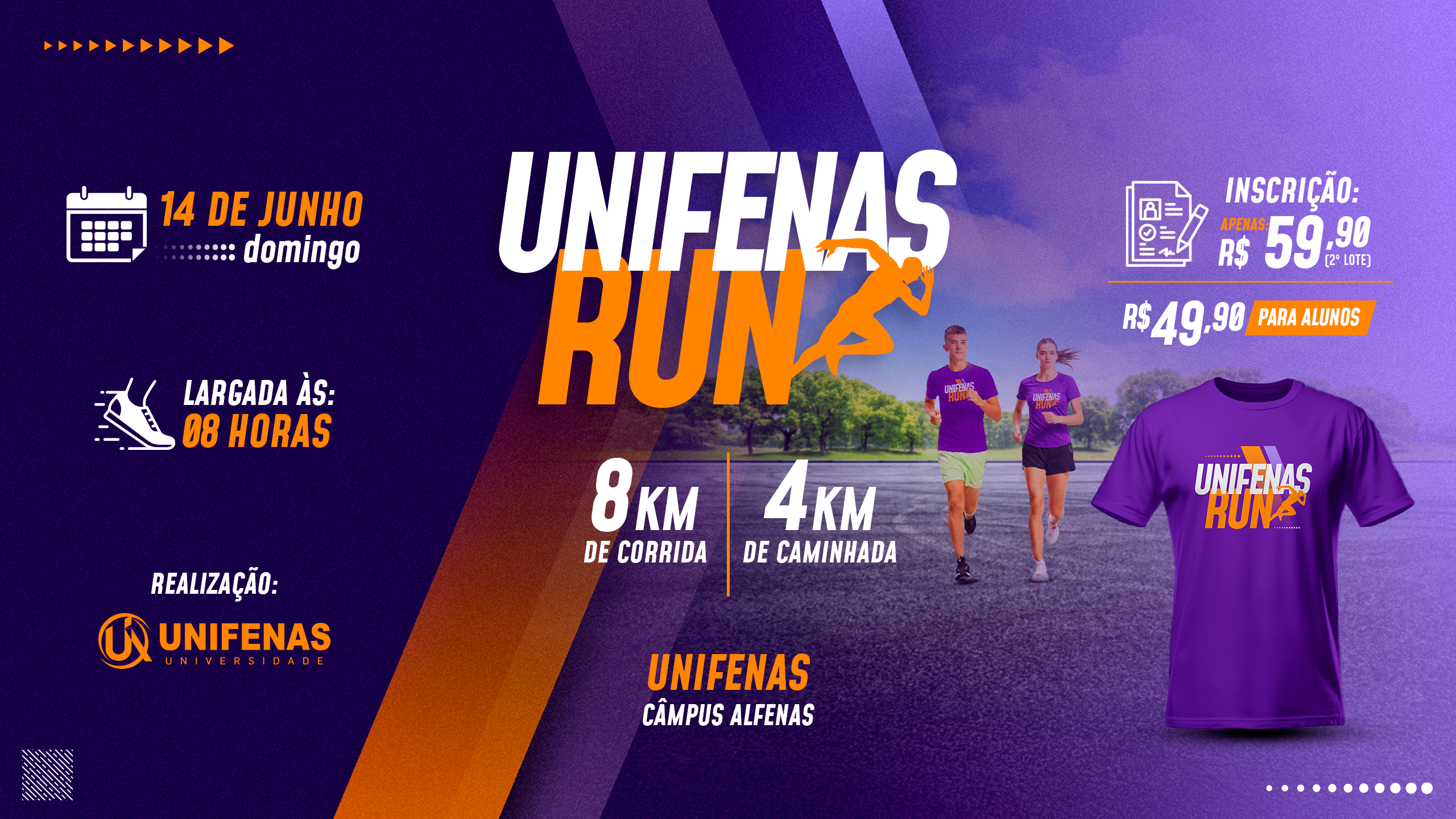 UNIFENAS Run – corrida em Alfenas